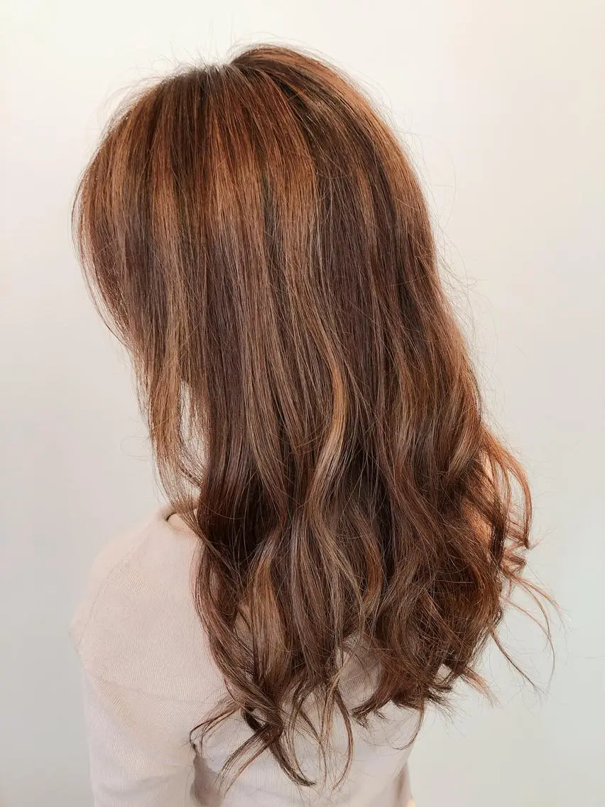 ロング ハイライト NOAH【自由が丘】 副店長のヘアスタイル