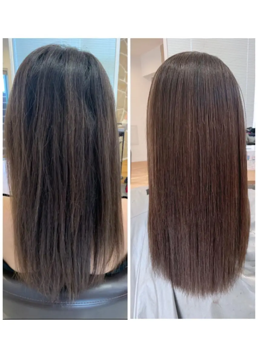 ロング 開發 紗貴のヘアスタイル