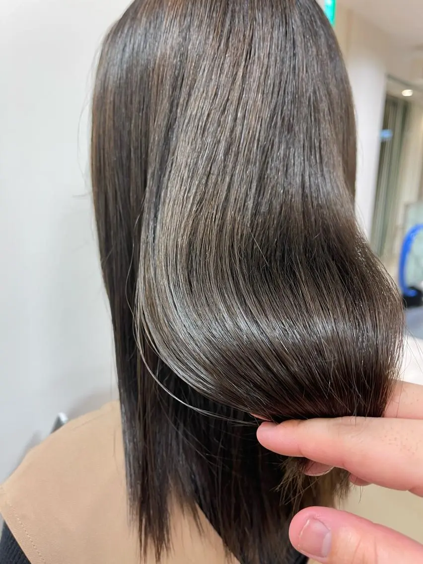 ロング カラー 髪質改善・縮毛矯正 年間1500名担当♪のヘアスタイル