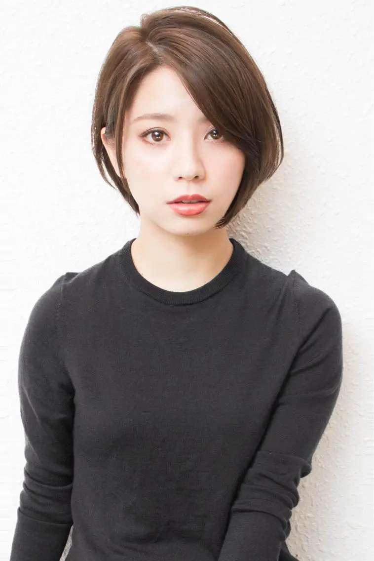 ショート ボブ 顔周りカット 小顔カット ボブ専門店 中島規寿のヘアスタイル