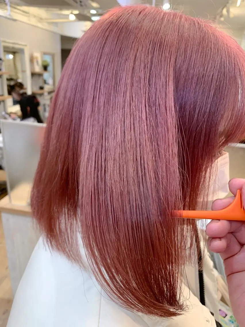 ショート カラー ピンクカラー ヘアカラー 🌈 DAIKI 🌈のヘアスタイル