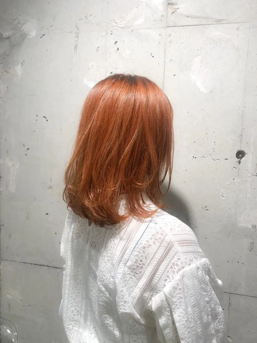セミロング カラー パーマ ヘアアレンジ メンズ キッズ ネイル マツエク・マツパ デザインカラー 当日予約⭕️ Rene’のヘアスタイル
