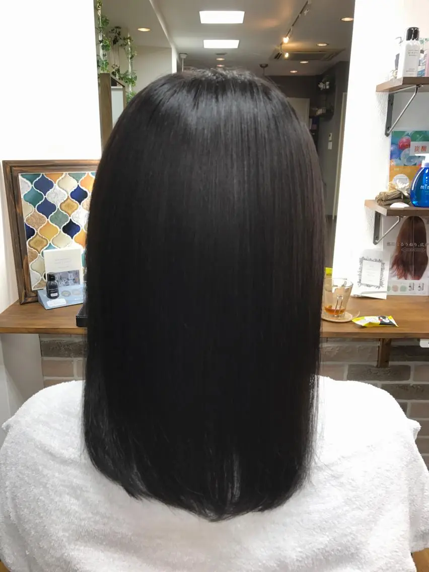 カラー あべ 💆♀️🫧のヘアスタイル