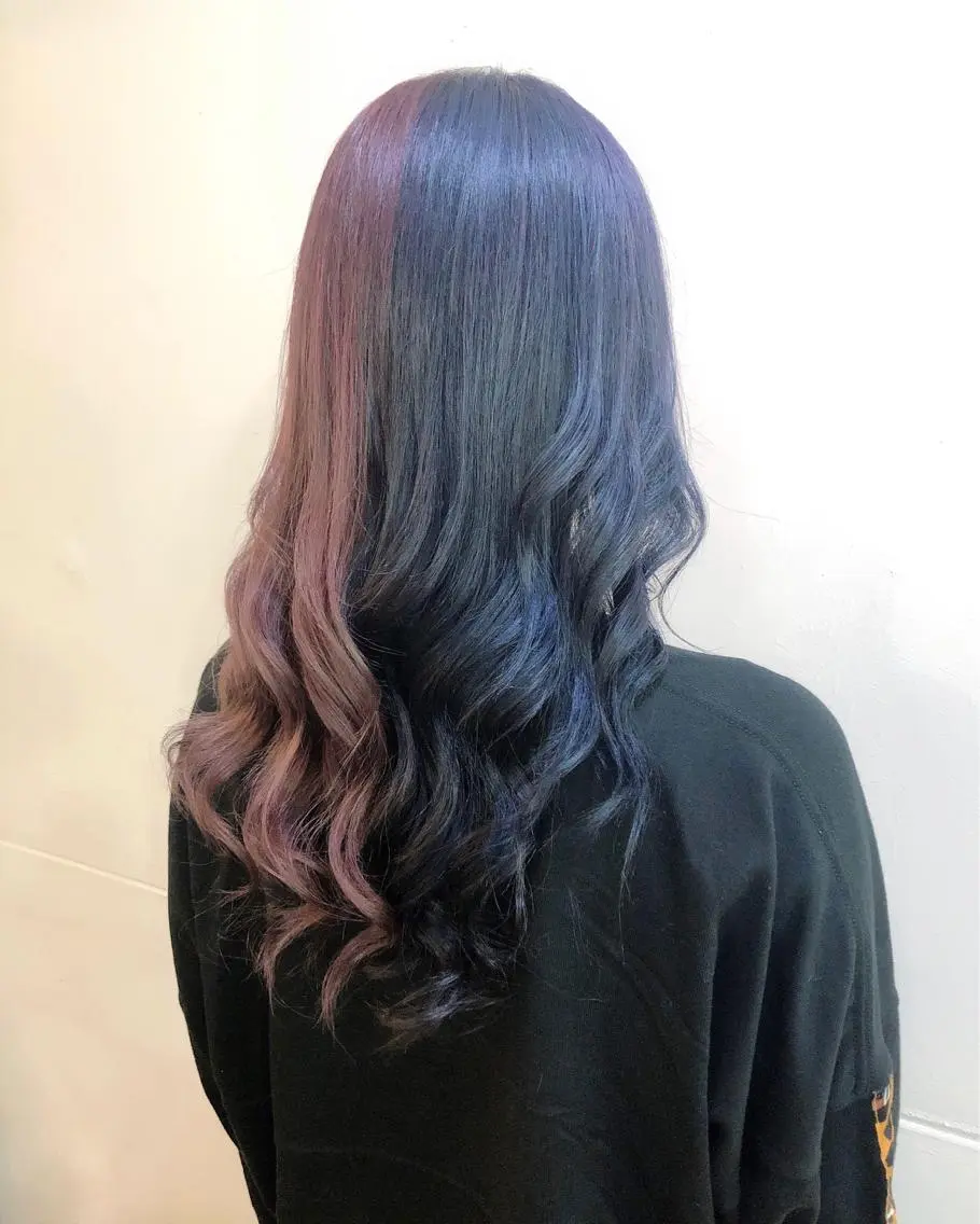 ロング ヘアカラー トリートメント 吉田 典弘のヘアスタイル