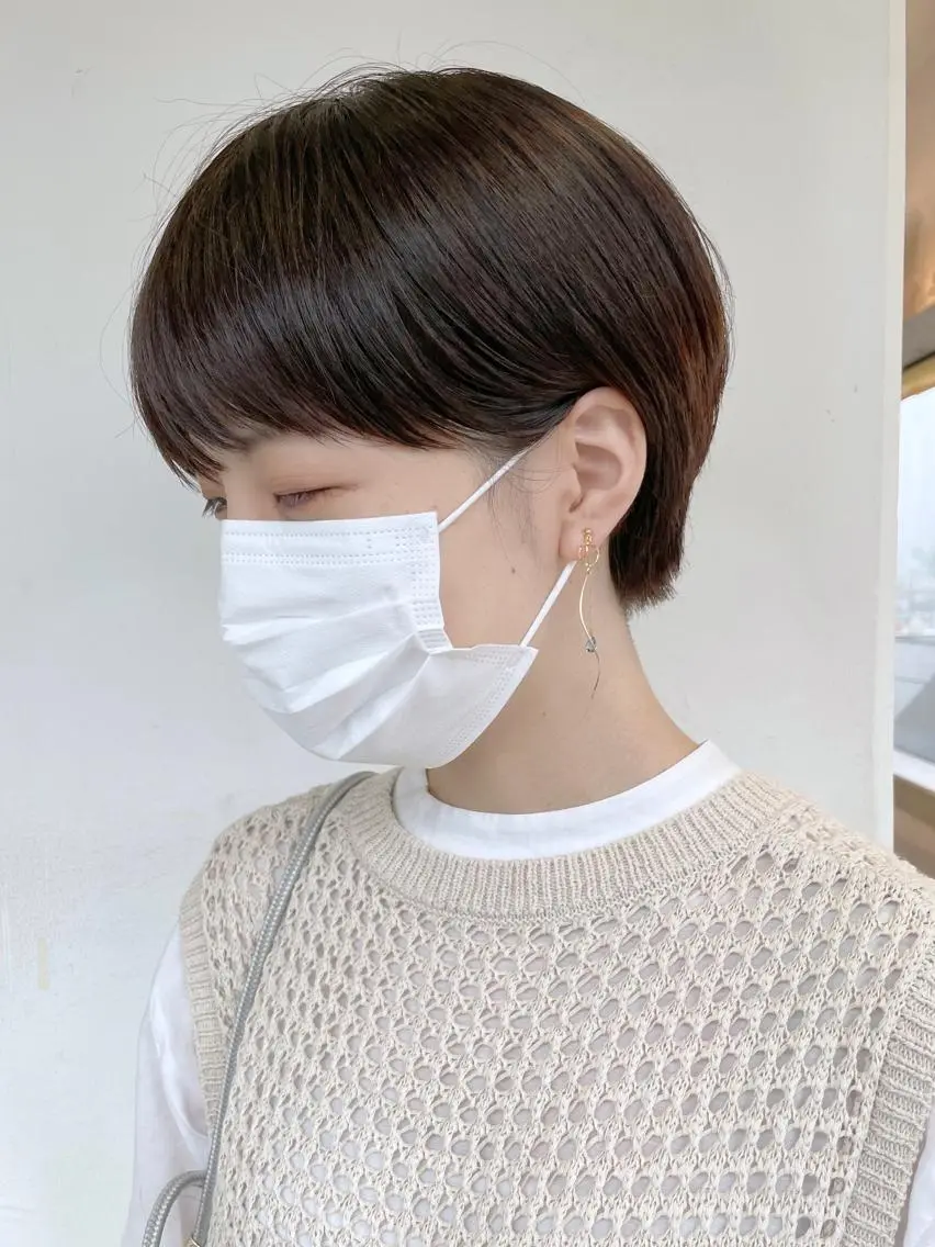 ショート カラー ショートヘア ショート・ボブ 徳竹淳一のヘアスタイル
