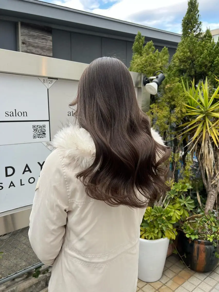 ロング カラー 似合わせヘア🫶🏻 つきいてるみのヘアスタイル