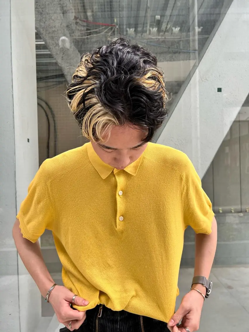 ショート カラー メンズ カット ヘアカラー 圧倒的デザイン力 店長🎨RENAのヘアスタイル