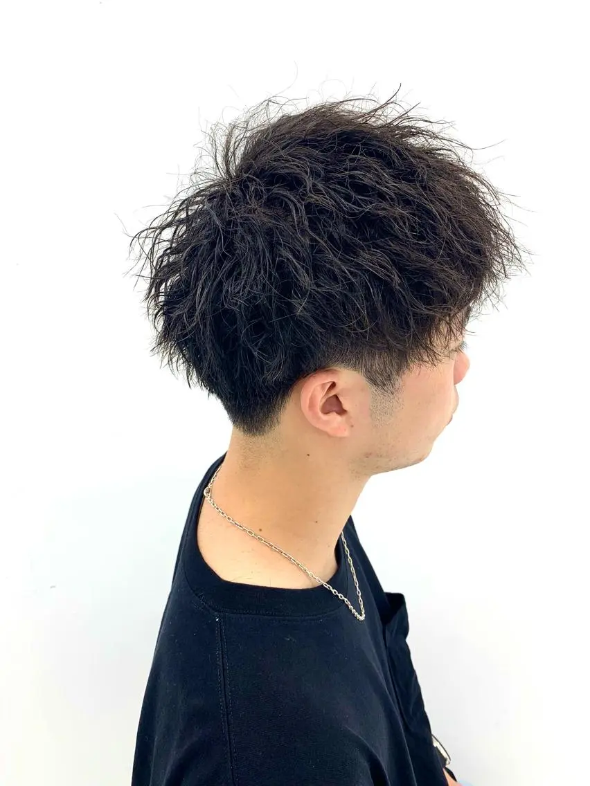 パーマ メンズ ヘアカラー 柏メンズカットパーマ NO.1タイチのヘアスタイル