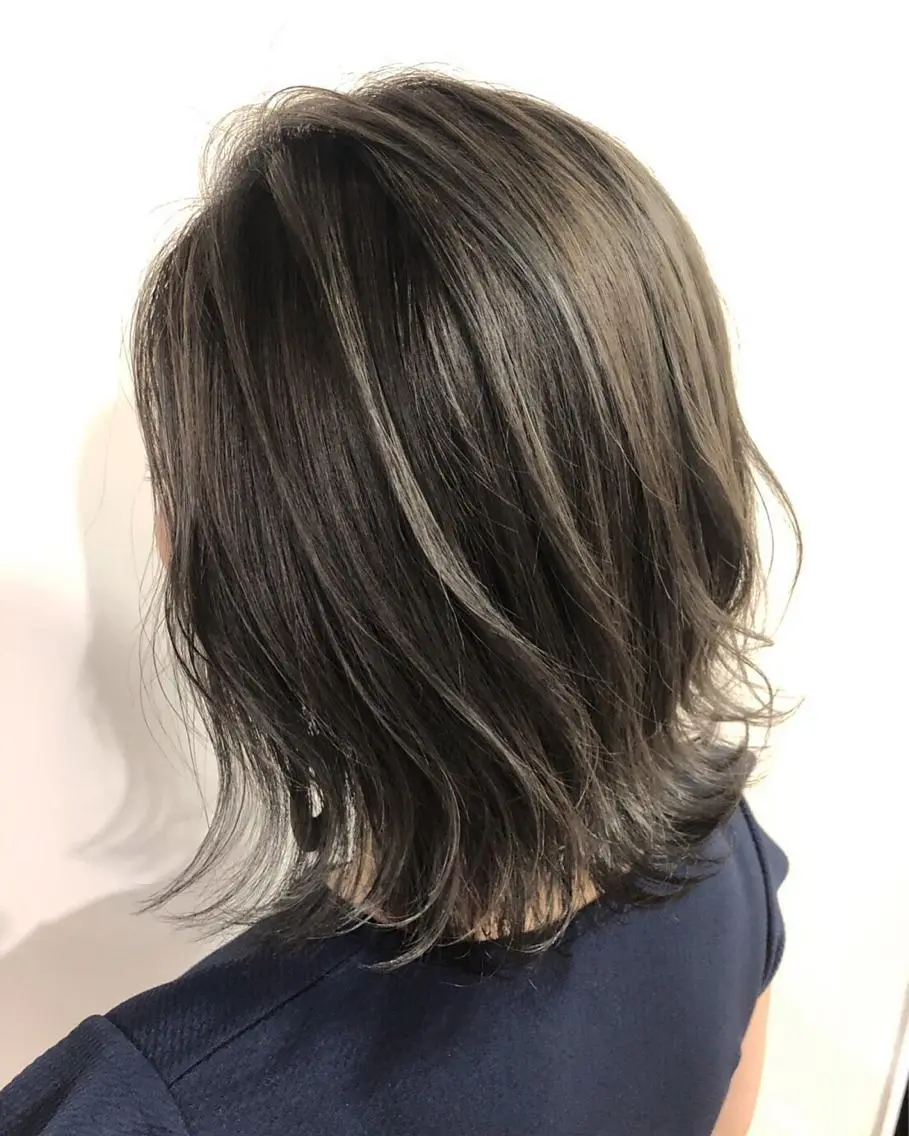 ミディアム 似合わせカット トリートメント カット トリートメント 夜23時まで予約🉑 reverieあきらのヘアスタイル