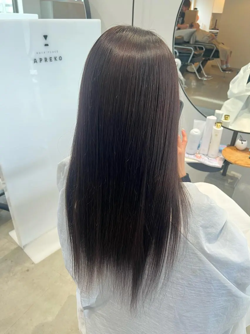 ロング ヘアアレンジ トリートメント APREKO SAYAKAのヘアスタイル