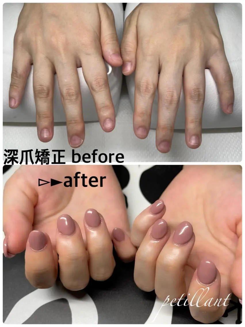 ネイル ハンドネイル ハンドケア nail salon petillantのネイルデザイン