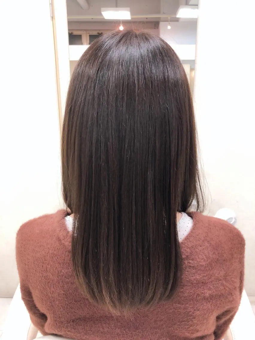 ミディアム ヘアカラー トリートメント 阿部 美咲のヘアスタイル