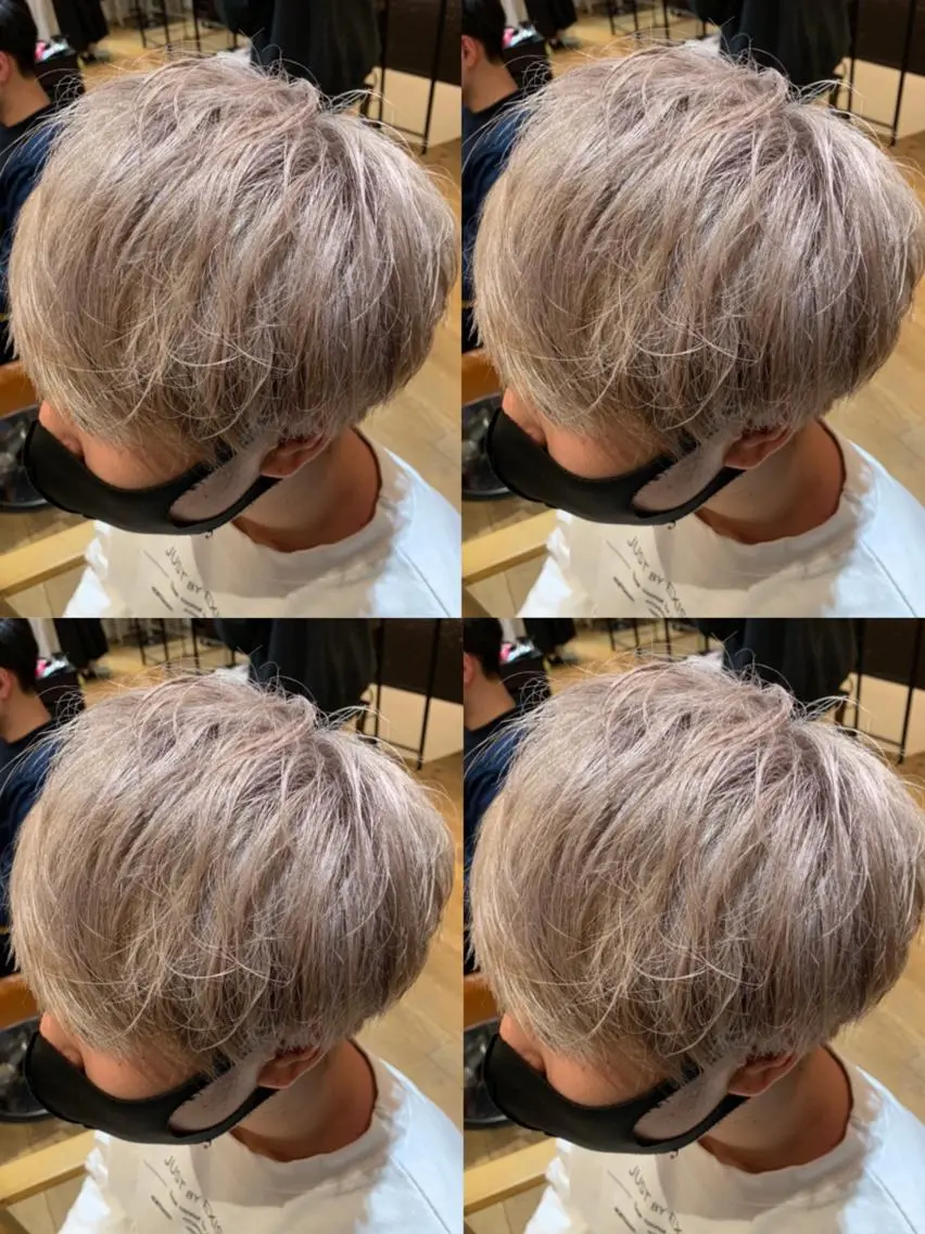 ショート 🔥メンズパーマ 特化 渡辺一翔のヘアスタイル