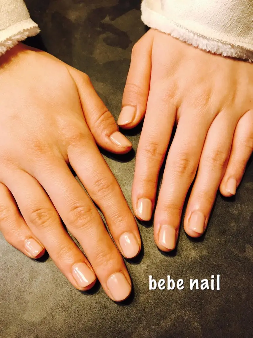 ネイル ジェルネイル ワンカラーネイル パラジェル ハンドネイル Ann nailのネイルデザイン