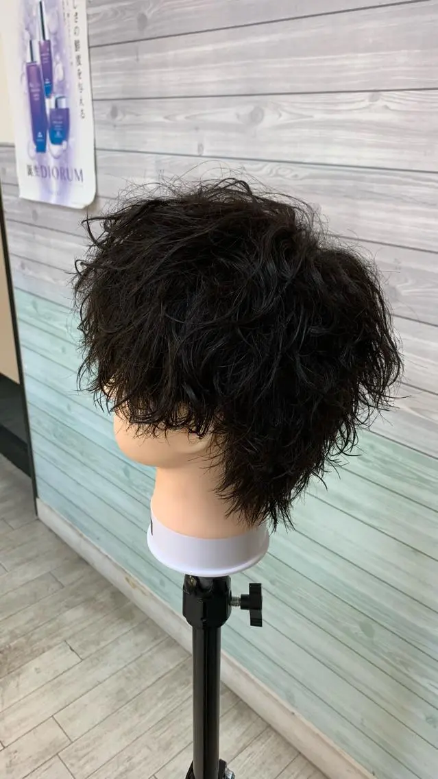 ショート パーマ メンズ カット パーマ シャドウパーマ/ メンズ/KENTAのヘアスタイル