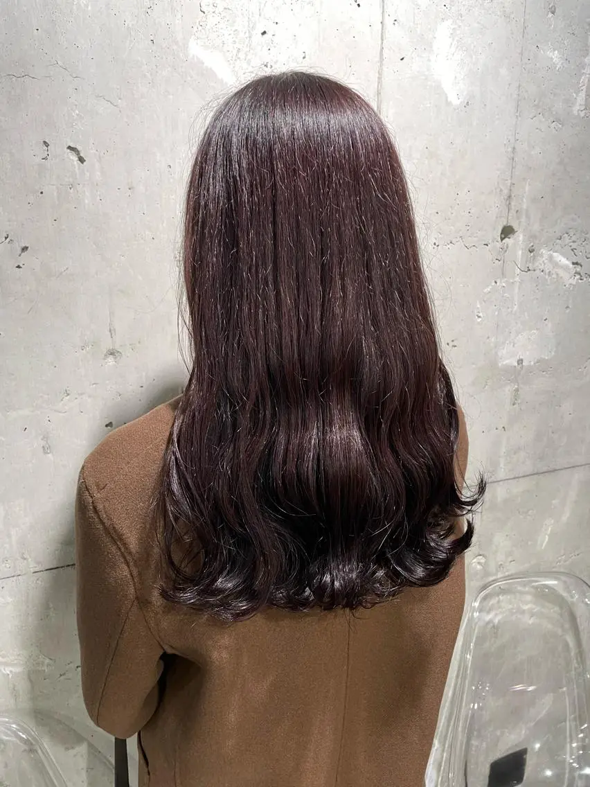 ロング カラー ヘアカラー トリートメント ヘアセット 赤み消しカラー 🍀JUNKIのヘアスタイル