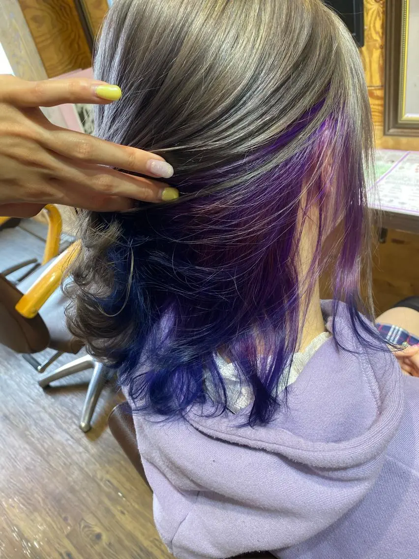 ミディアム カラー IwAsh大和駅前店 河野亜里香のヘアスタイル