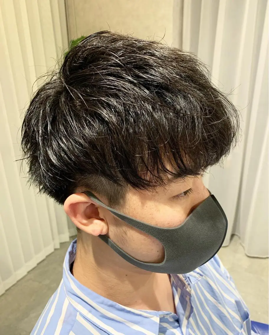 ショート メンズ マッシュ 刈り上げ ショートヘア メンズパーマ職人 加藤 弘貴のヘアスタイル