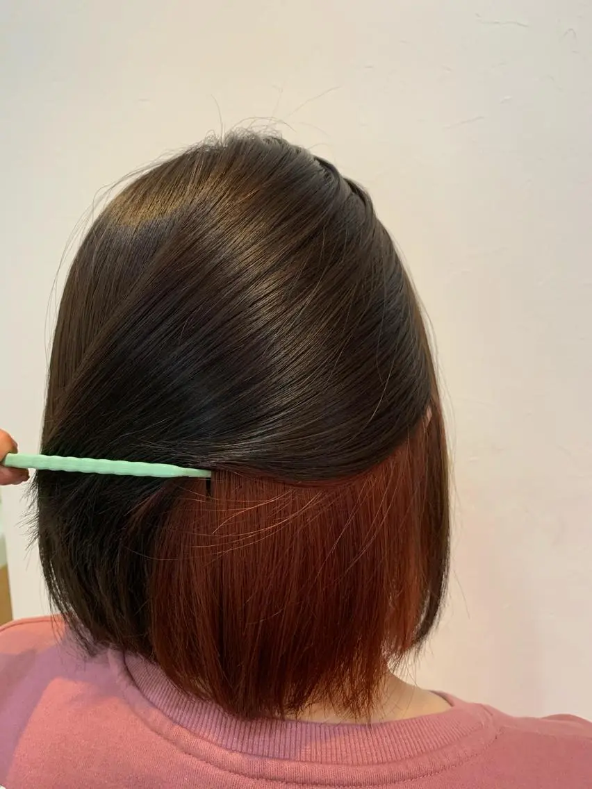 カラー 柴田 結衣のヘアスタイル