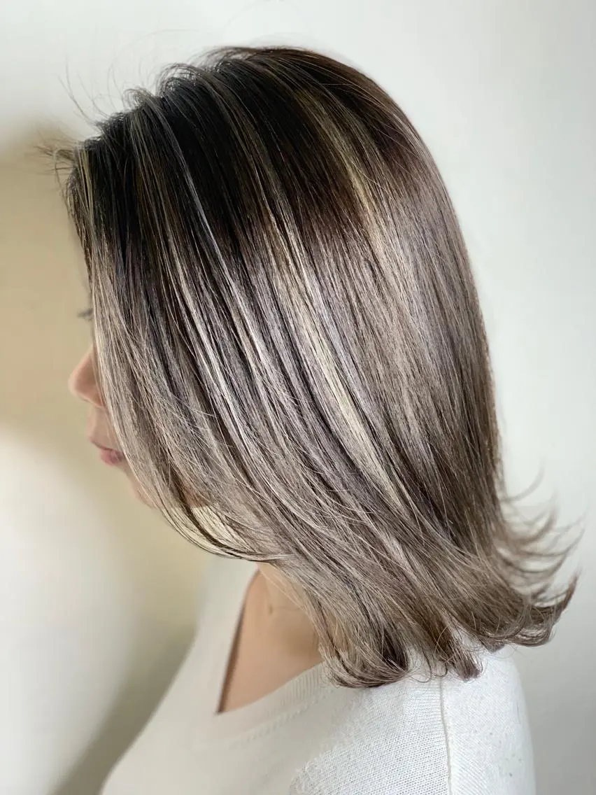 ミディアム カラー ヘアアレンジ ネイル マツエク・マツパ ヘアカラー ブリーチ特化 / share 元太のヘアスタイル