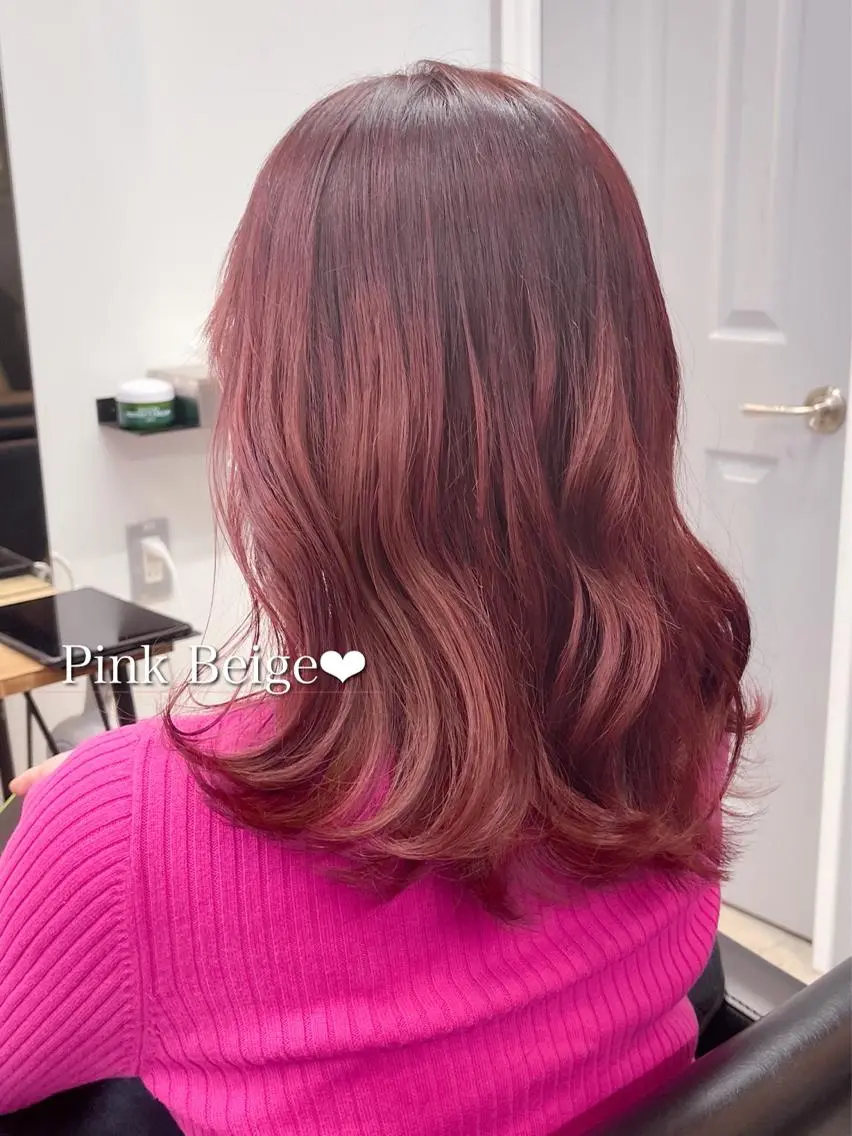 ミディアム カラー カット ヘアカラー トリートメント 朝3秒で前髪が決まる ✂️ヒロのヘアスタイル