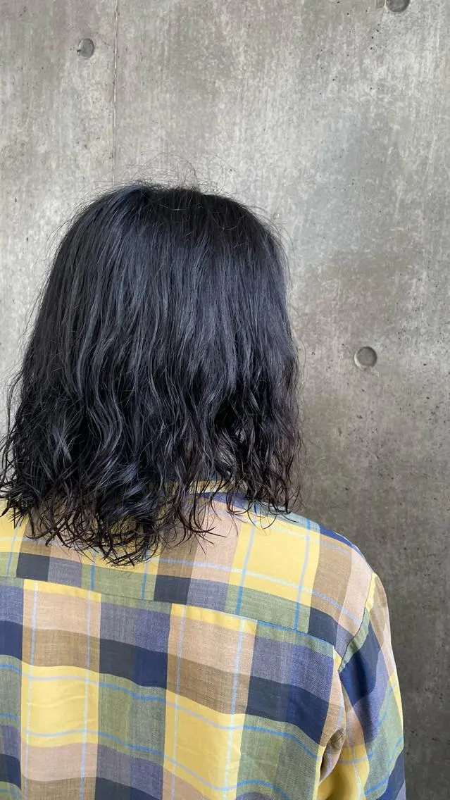 セミロング メンズ もりたみかこ 美容師お休み中のヘアスタイル
