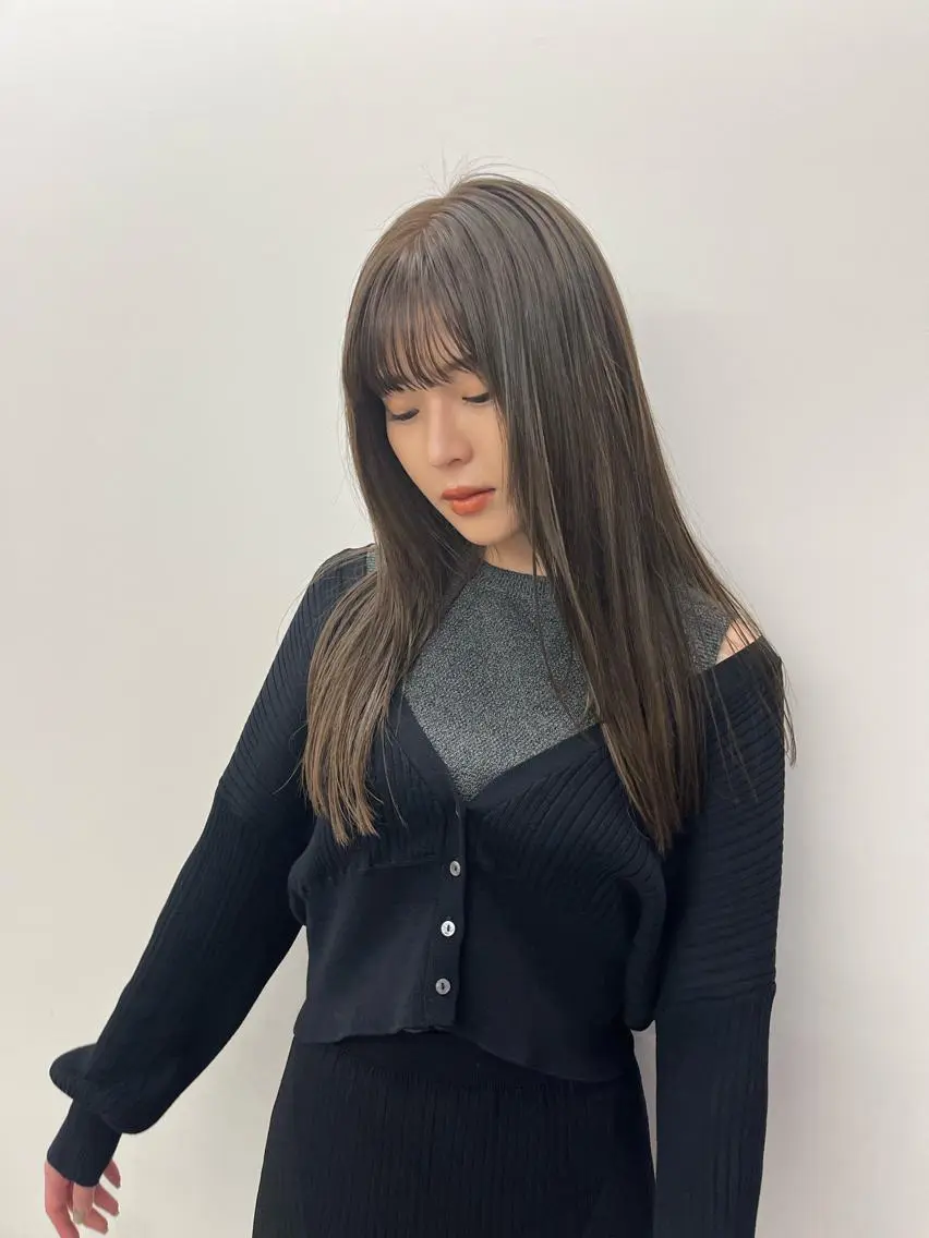 ロング カラー 韓国好き🇰🇷 美容師MIKUのヘアスタイル