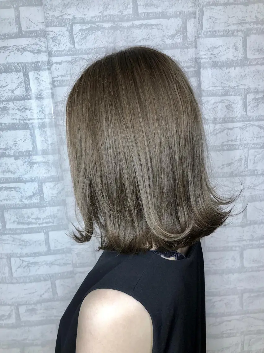ショート カラー グレージュ 美髪・艶髪特化美容師 RYOJIのヘアスタイル