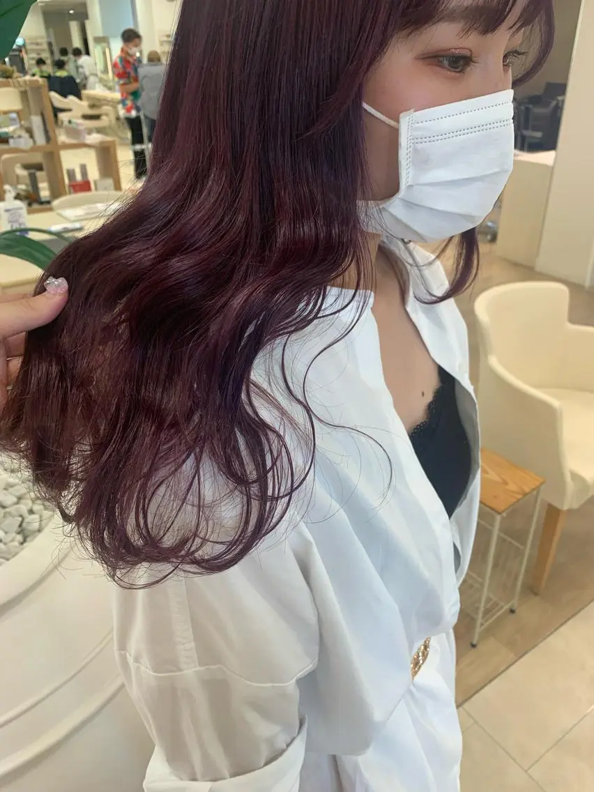 ミディアム カラー 暖色/ブリーチカラー 🎀 M i k uのヘアスタイル