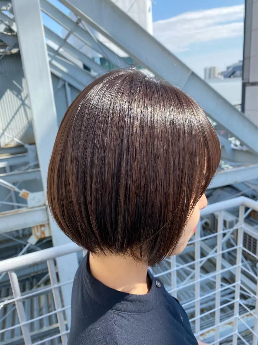 ショート 🩵ブリーチカラー MIORI🩵のヘアスタイル