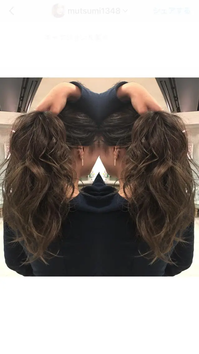 ロング カラー box  mico. mutsumiのヘアスタイル