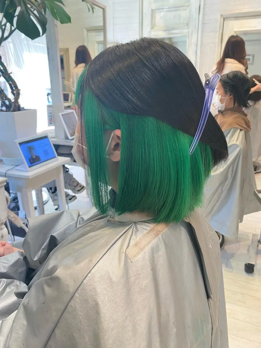 ミディアム カラー ブリーチ koheiのヘアスタイル
