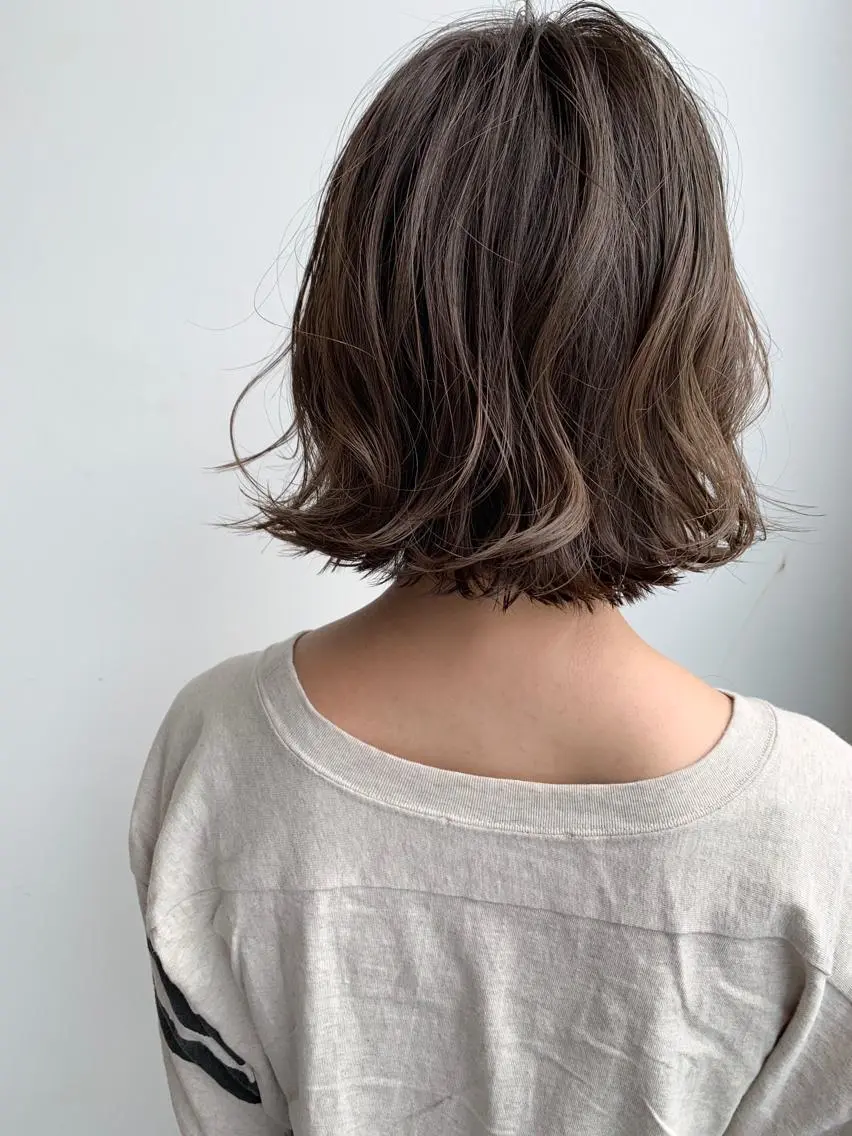 ショート カラー ボブ カット ヘアカラー トリートメント Beach 代表 KENTAのヘアスタイル