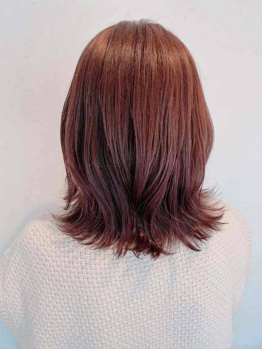 ミディアム カラー 伊藤 さやかのヘアスタイル