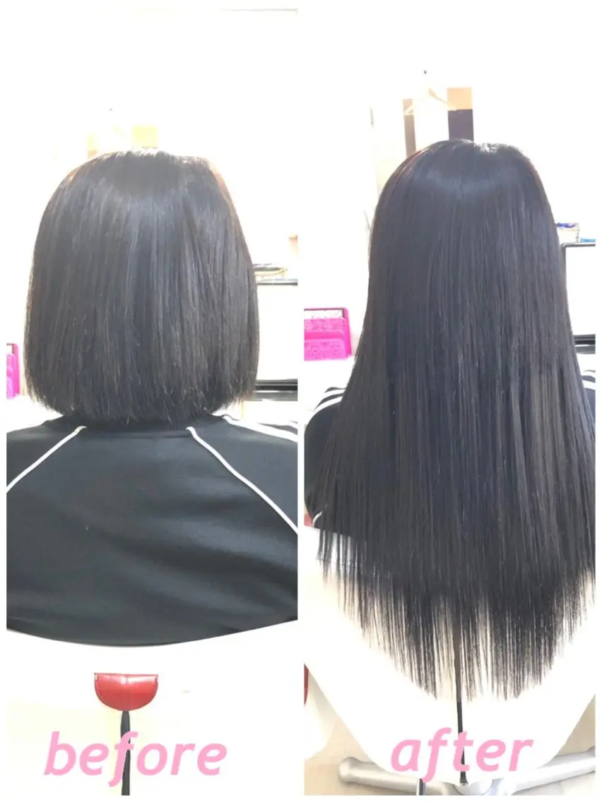 ロング エクステ 🌸ドレスアップ 心斎橋店🌸のヘアスタイル