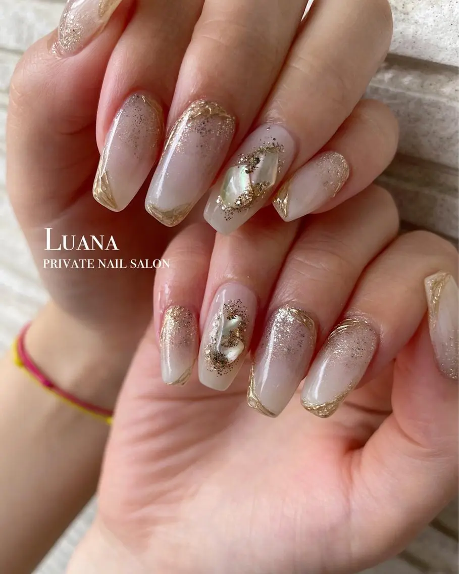 ロング ネイル アートネイル ハンドネイル nail salon neigeのネイルデザイン