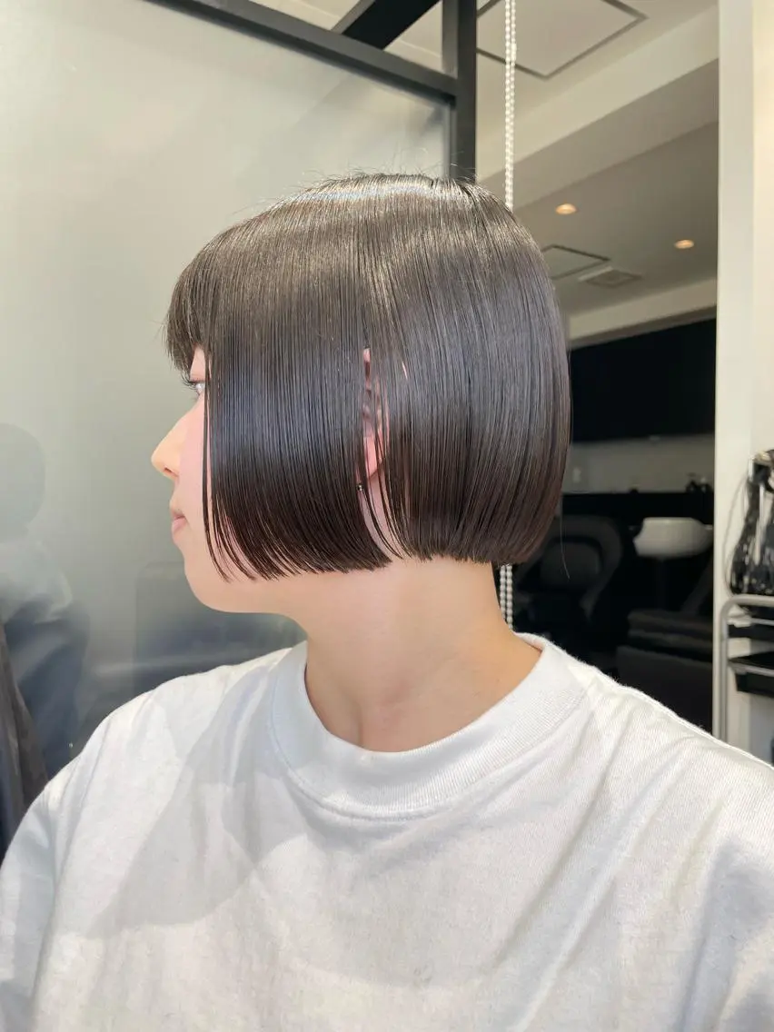 ショート ショートボブ ベリーショート ボブ ショートヘア カット トリートメント ヘアセット メンズ特化 パーマ/オザワのヘアスタイル