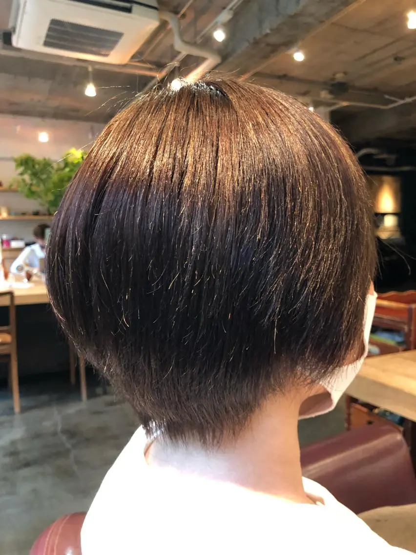 ショート ショートボブ ボブ ショートヘア 韓国風カット/ 髪質改善 黒崎のヘアスタイル