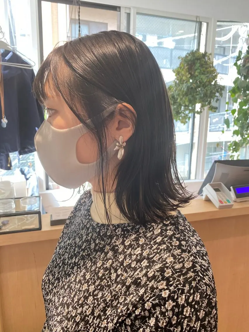 ミディアム カラー 🟩白髪ぼかし ショート/大司のヘアスタイル