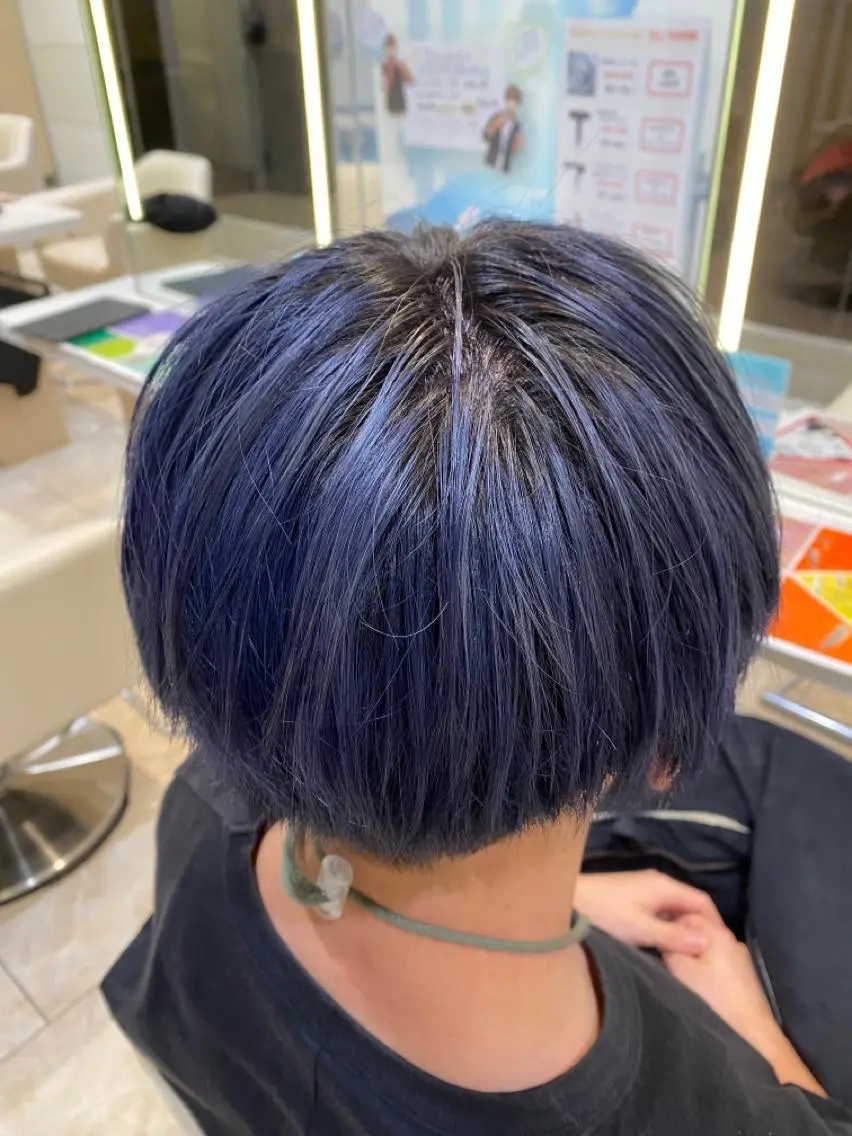 カラー メンズパーマ 柏木結太のヘアスタイル