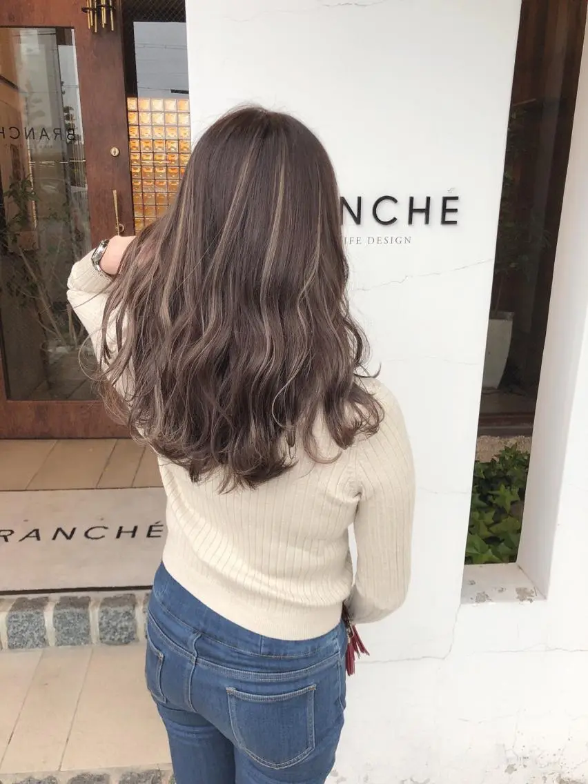 ロング カラー カット ヘアカラー トリートメント 具志 正太のヘアスタイル
