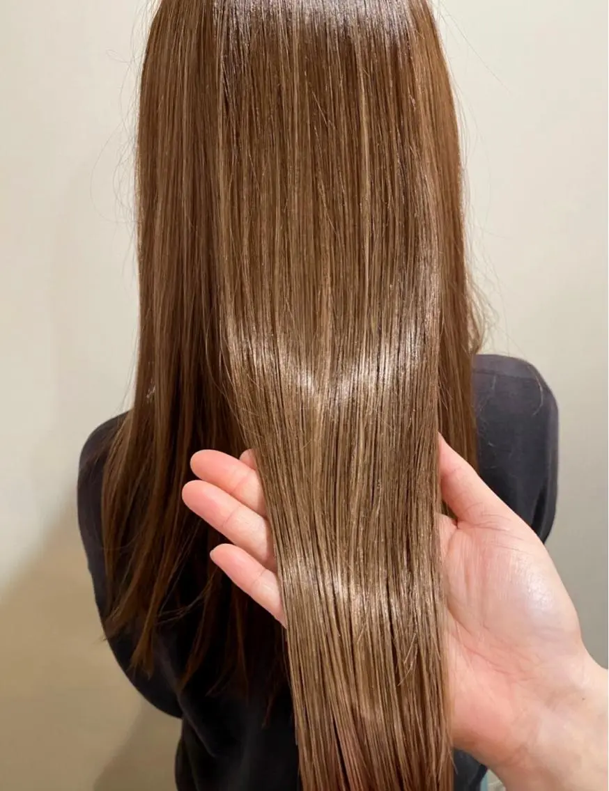 ロング カラー ベージュカラー acot　清水 真心のヘアスタイル