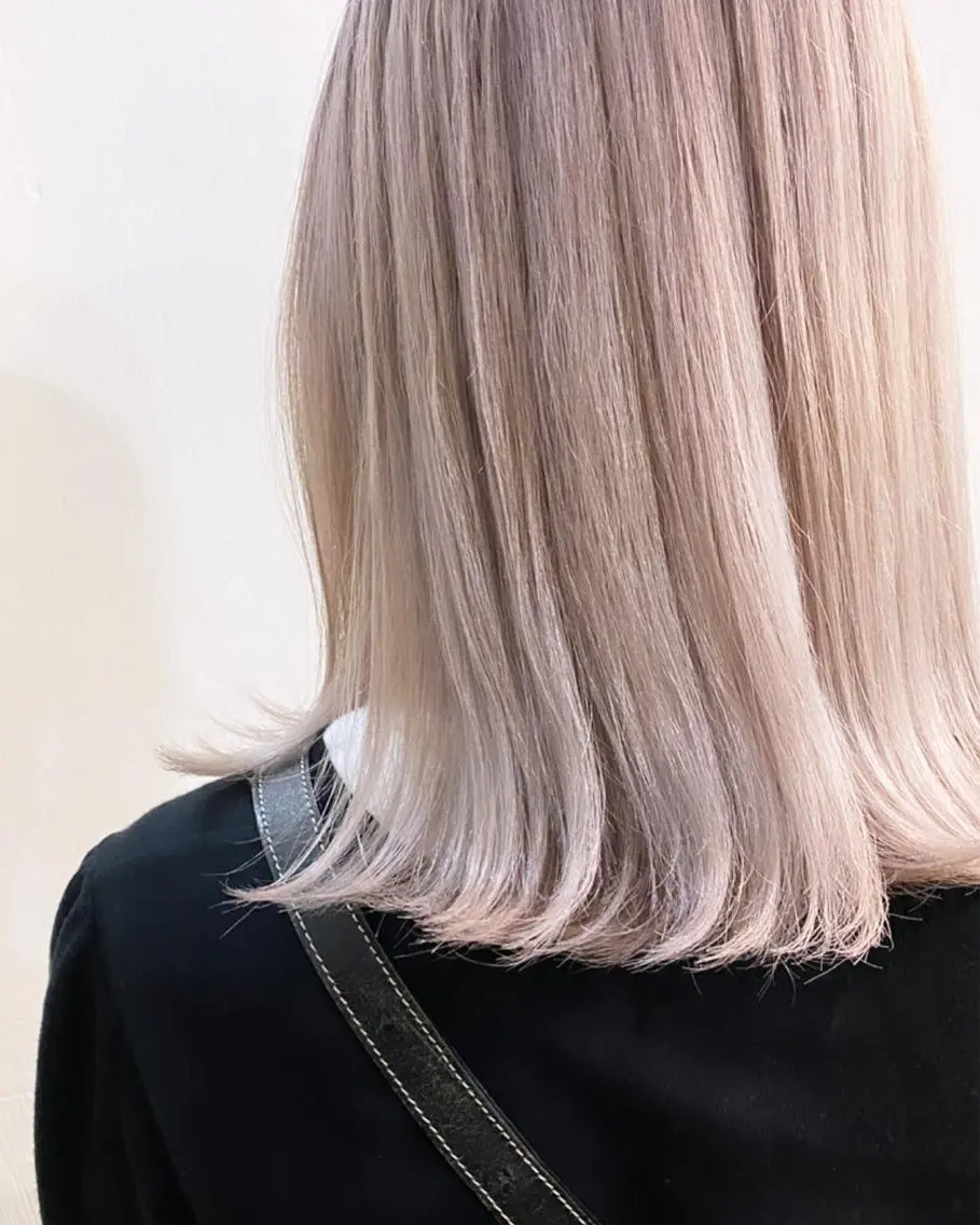 セミロング カラー LOVESTOIKE 堂本のヘアスタイル