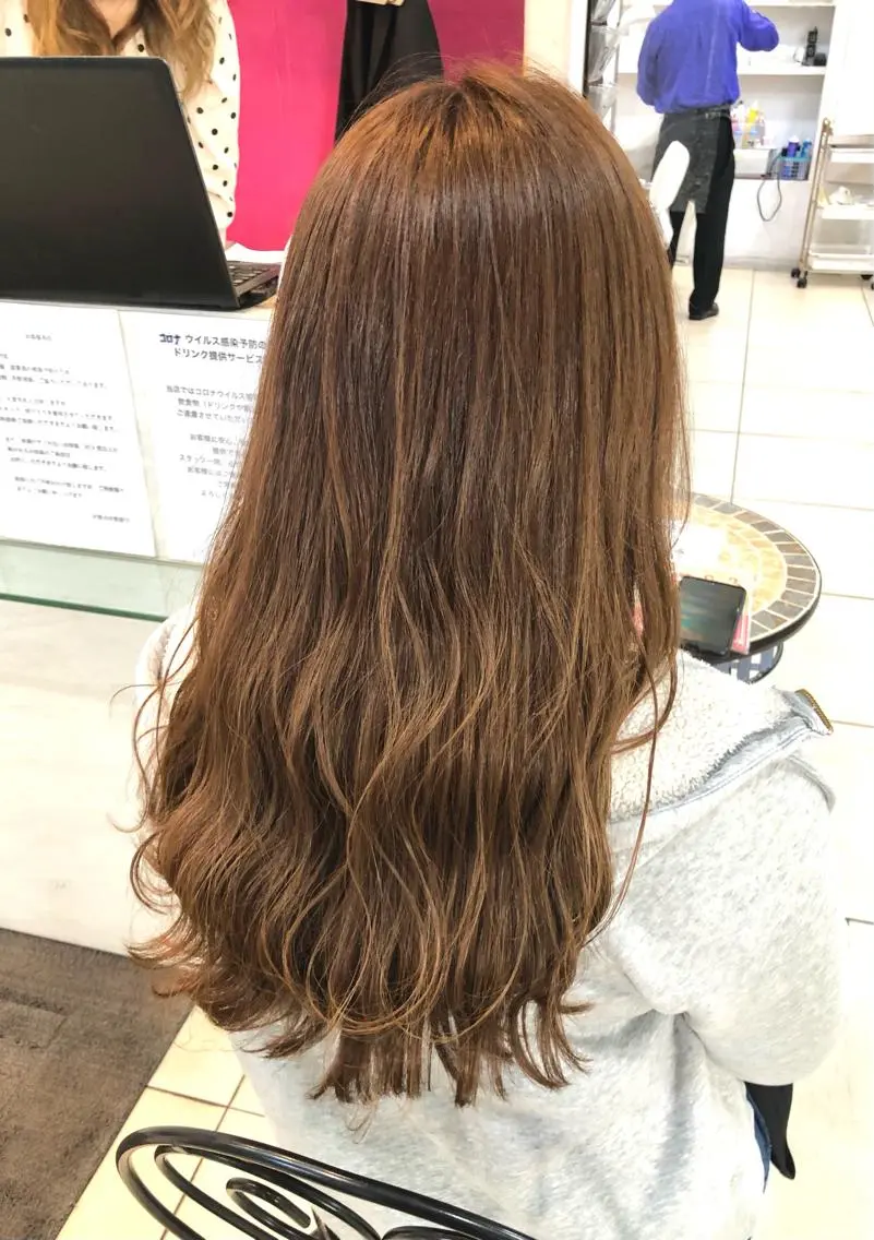 ロング カラー ベージュカラー 🤎ベージュカラー/ 髪質改善/山岸🤎のヘアスタイル