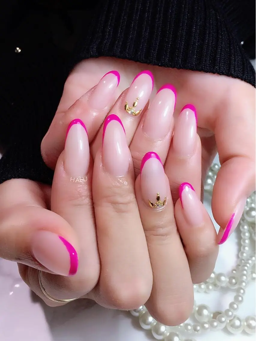 ネイル フレンチネイル シンプルネイル HALU ハルのネイルデザイン