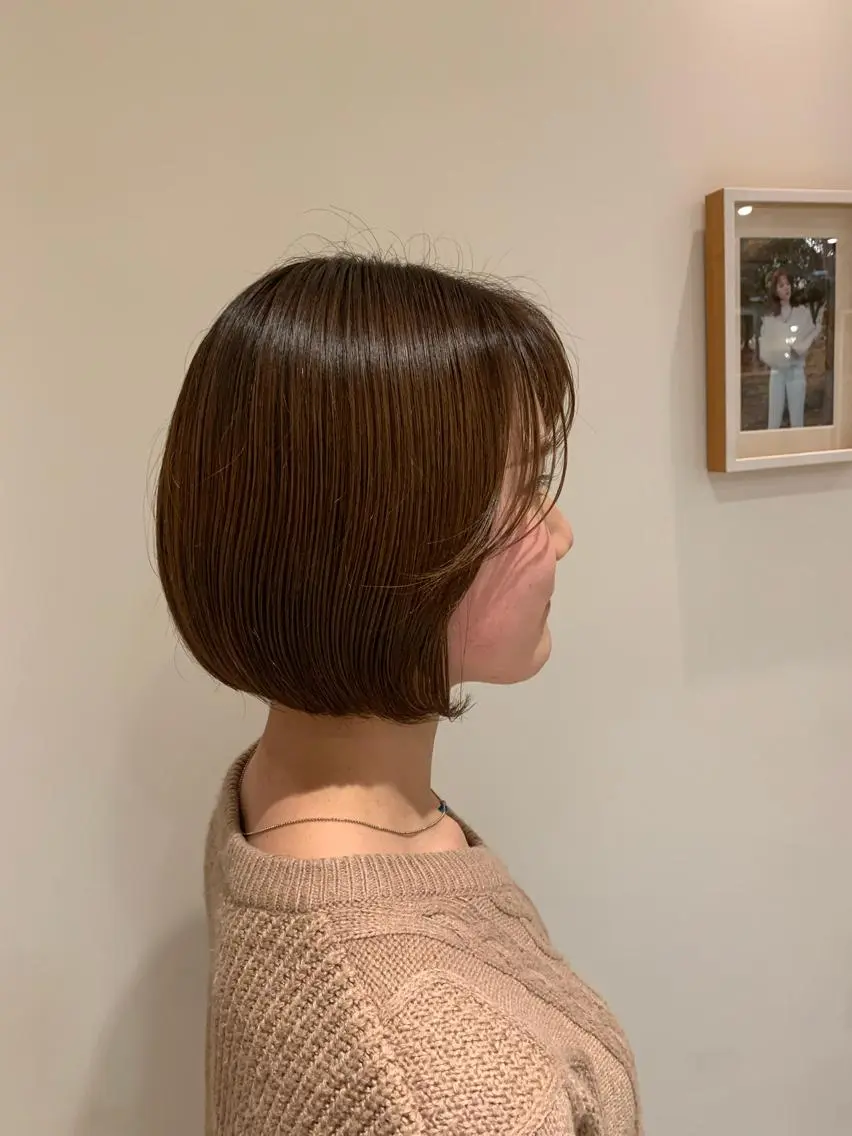 ショート ボブ ショートヘア 中尾 文哉のヘアスタイル