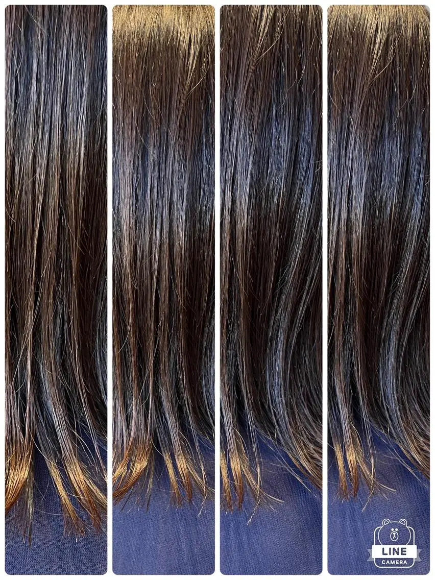 ロング カラー パーマ ヘアアレンジ メンズ キッズ ネイル マツエク・マツパ アイブロウ メンズハイライト メンズパーマ ブラウンカラー ケアカラー 透明感カラー 久木原 ゆりのヘアスタイル