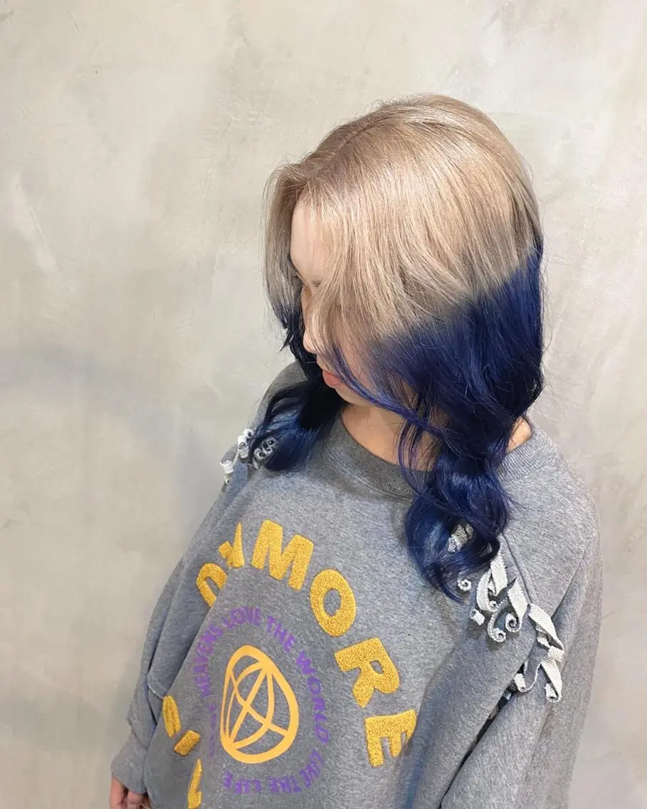 ロング カラー 🪽新宿 プルエクステ🫧のヘアスタイル