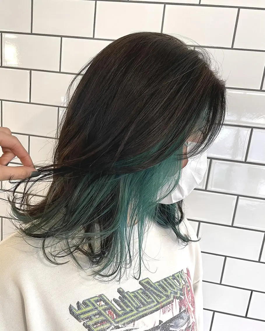 ミディアム カラー インナーカラー ANGELICA JR和歌山店のヘアスタイル