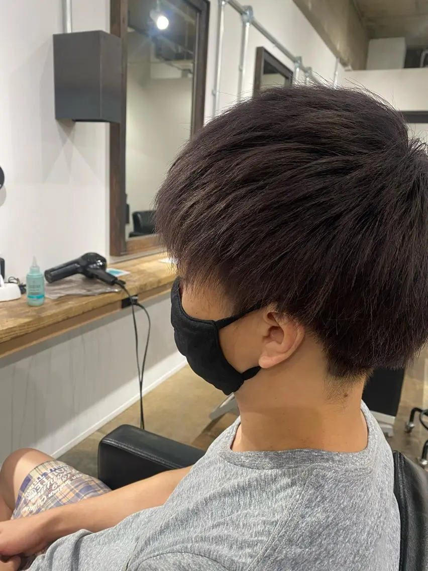 ショート カラー メンズ nito misakiのヘアスタイル